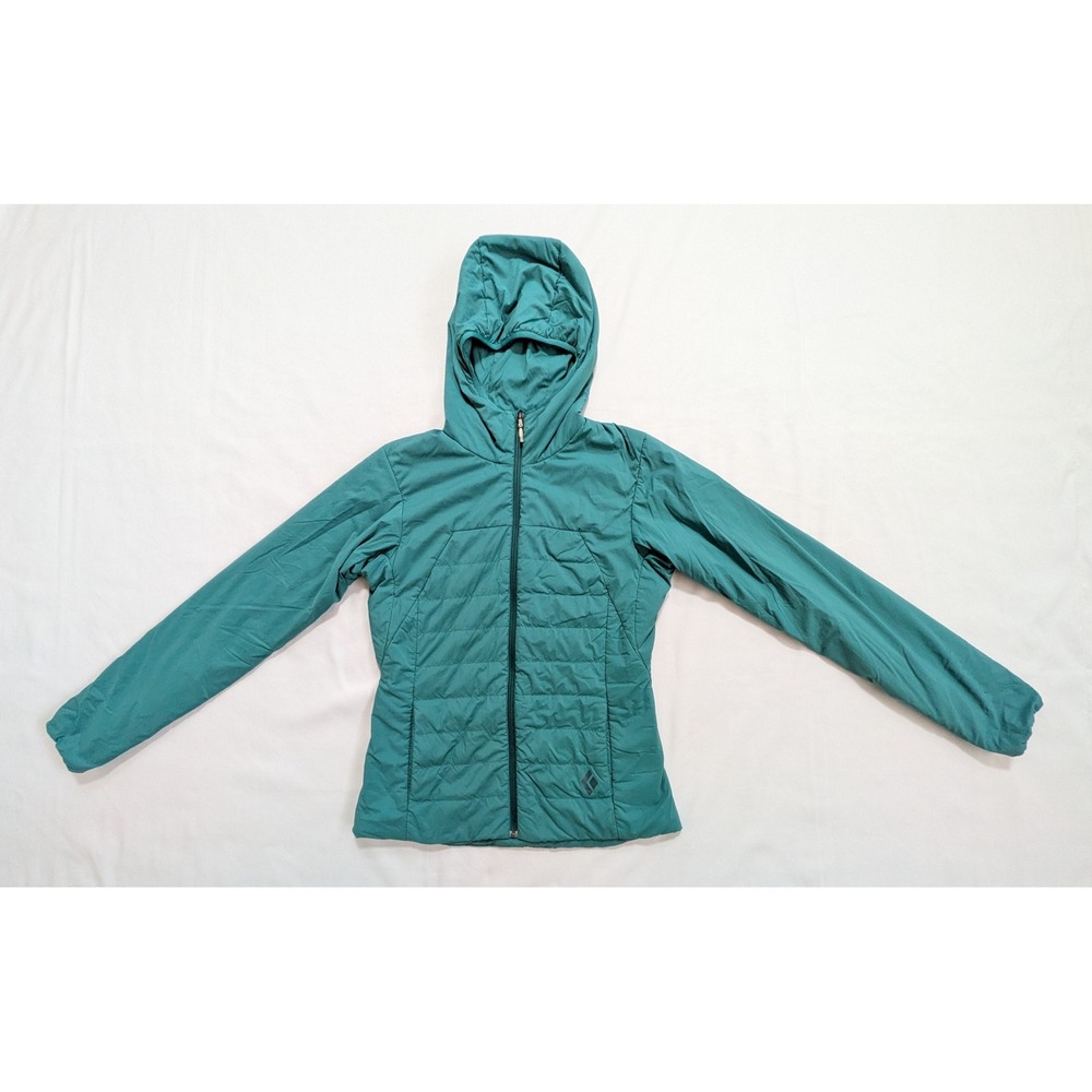 Black Diamond First Light Stretch Hoody Full Zip Jacket Teal Women's Small S